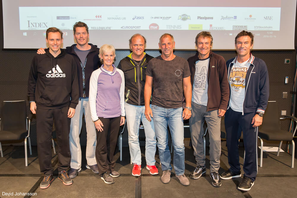 Kings of Tennis - Mats Merkel, Thomas Enqvist, Judy Murray, Håkan Dahlbo, Thomas Muster, Mats Wilander, Pat Cash