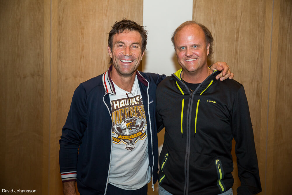 Håkan Dahlbo & Pat Cash - Kings of Tennis 2016
