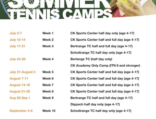ESTESS Luxembourg Launches Summer Tennis Camp Tour 2017!